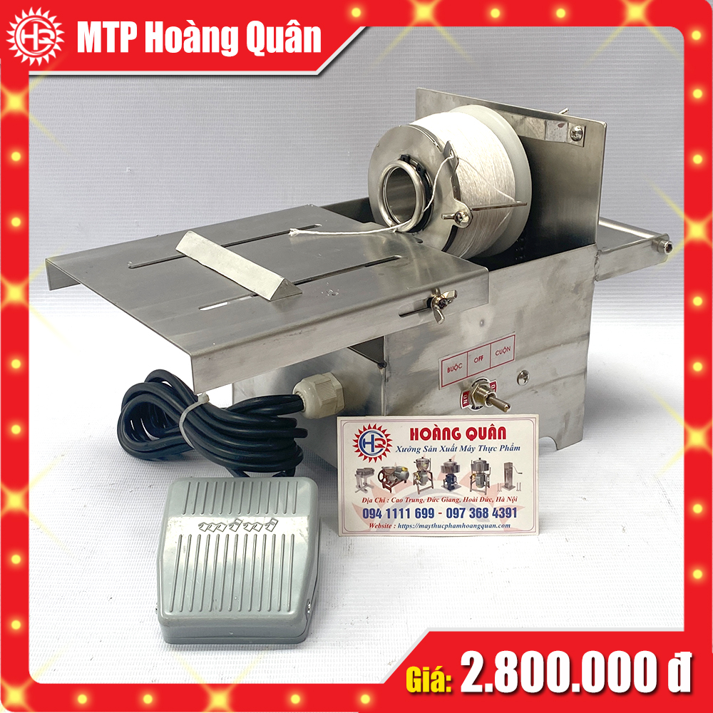 Máy buộc xúc xích ĐIỆN 2