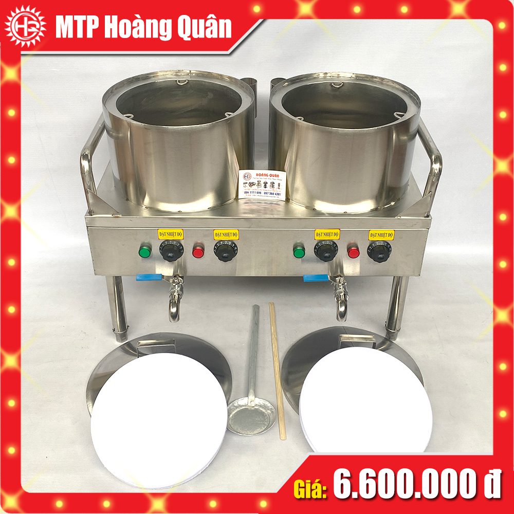 Nồi Tráng Bánh Cuốn, Bánh ướt, Bánh Phở, Bánh đa NỒi ĐÔi 40cm 6 Nồi Tráng Bánh Cuốn, Bánh ướt, Bánh Phở, Bánh đa NỒi ĐÔi 40cm 6